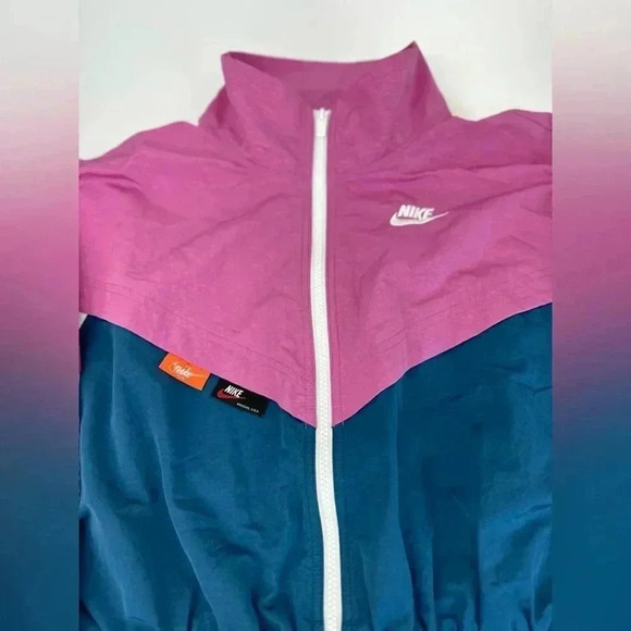 NIKE WOMEN'S ICON CLASH COLOR BLOCK TRACK JACKET “RARE VINTAGE”  SIZE XS - Picture 10 of 11